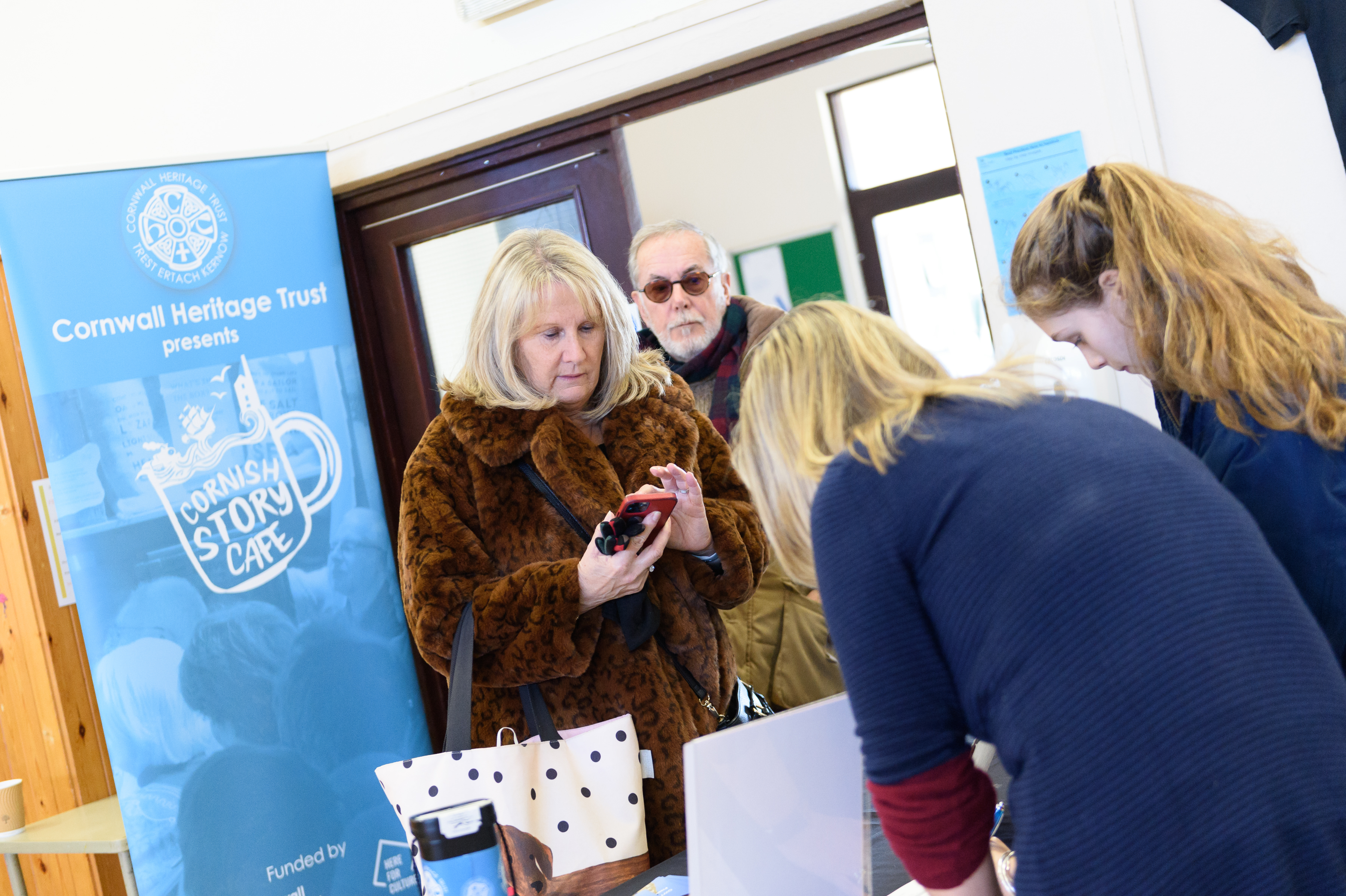 Volunteering at Cornwall Heritage Trust Story Café events 