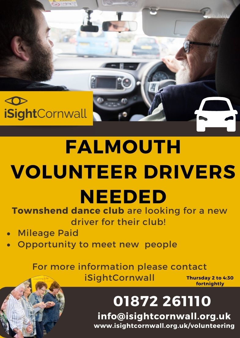 poster: expressing need for volunteers in Falmouth 