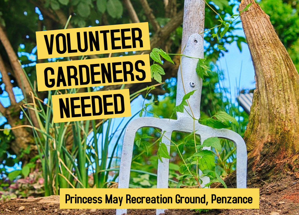 Volunteers needed for gardening and park maintenance at The Princess May Recreation Ground, Penzance 