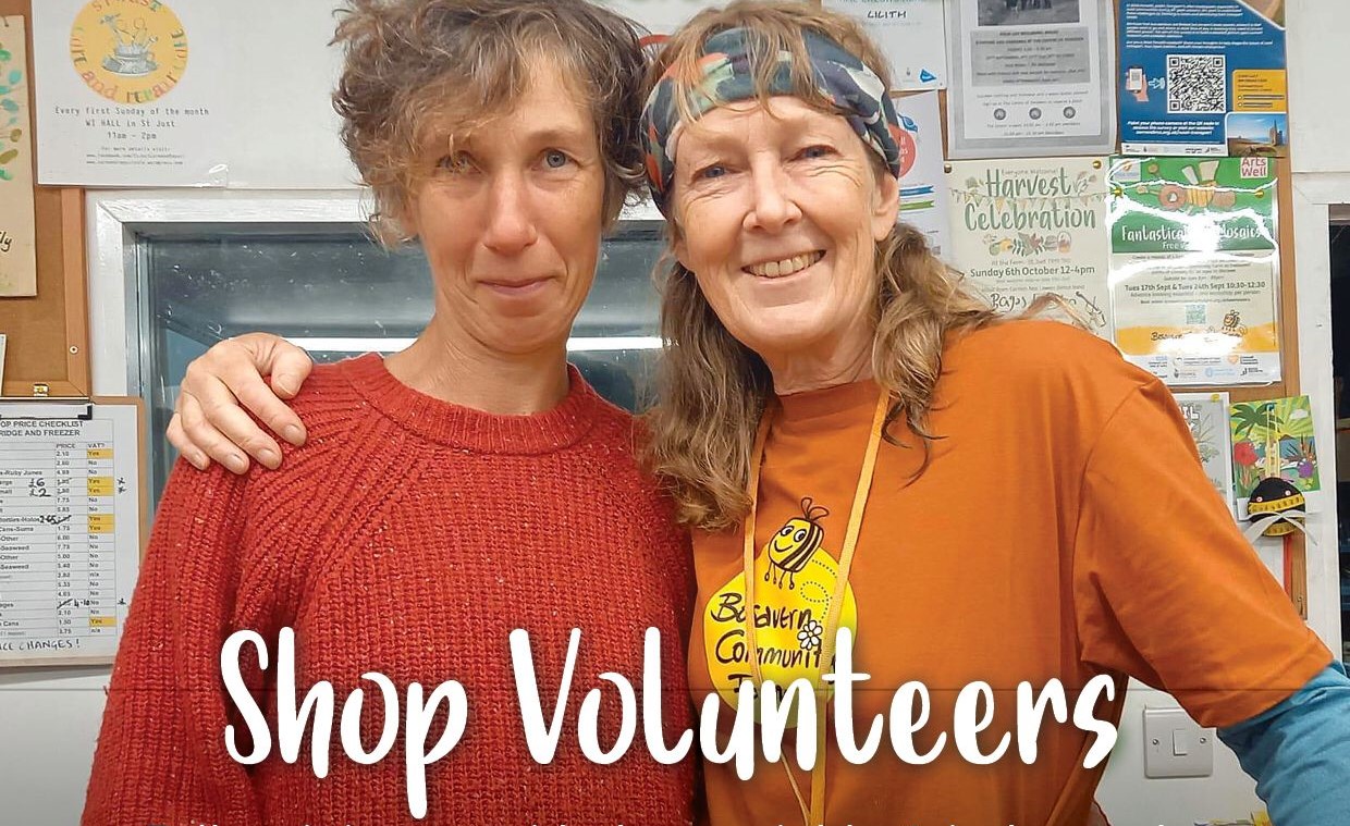 Shop Volunteers at Bosavern Community Farm