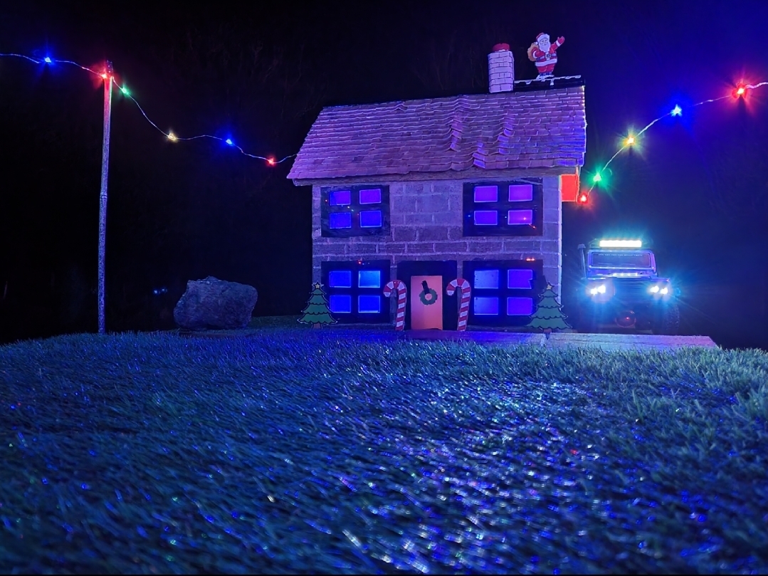 1/16 RC, adjacent to cottage at Christmas