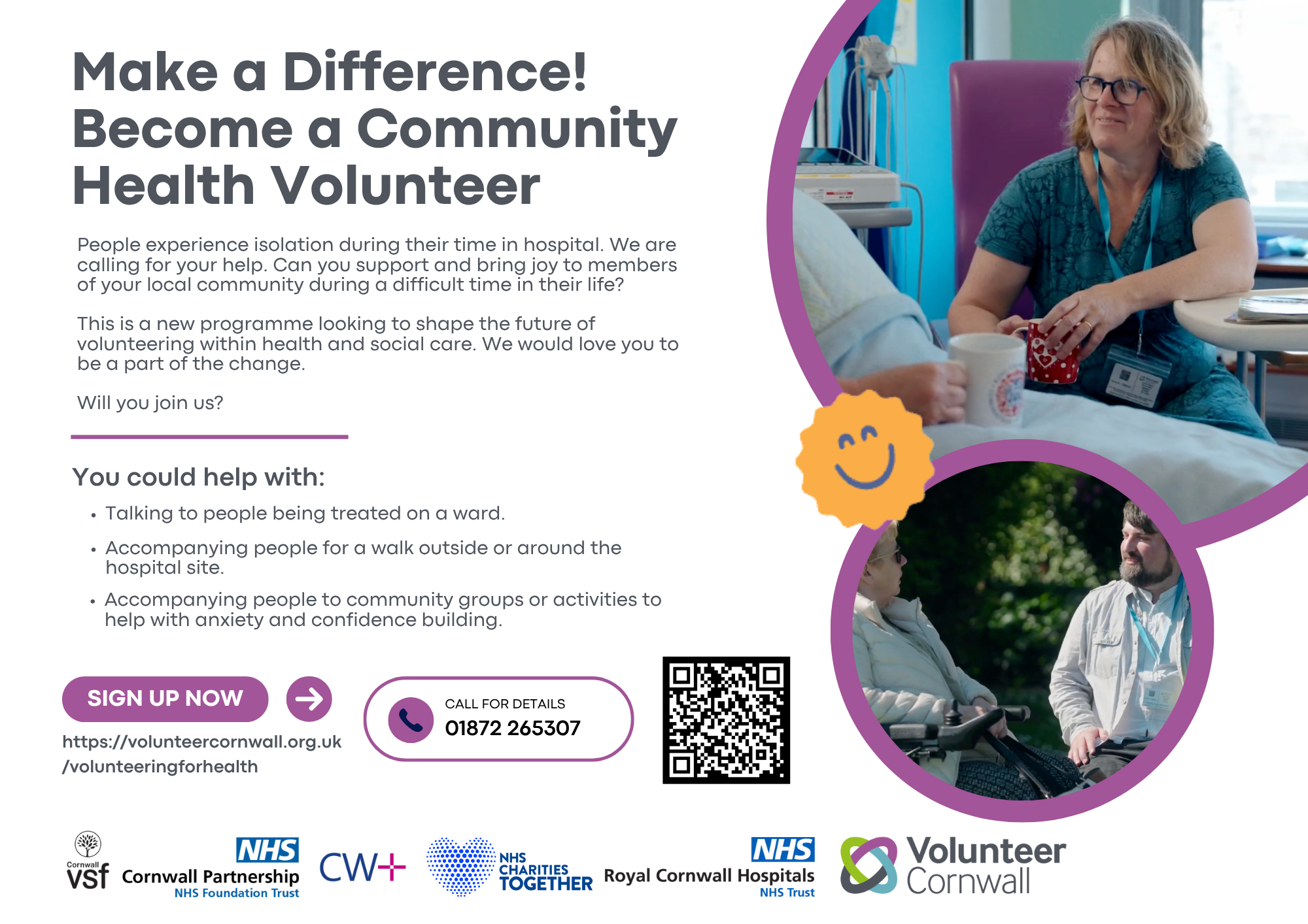 Volunteering for Health Poster