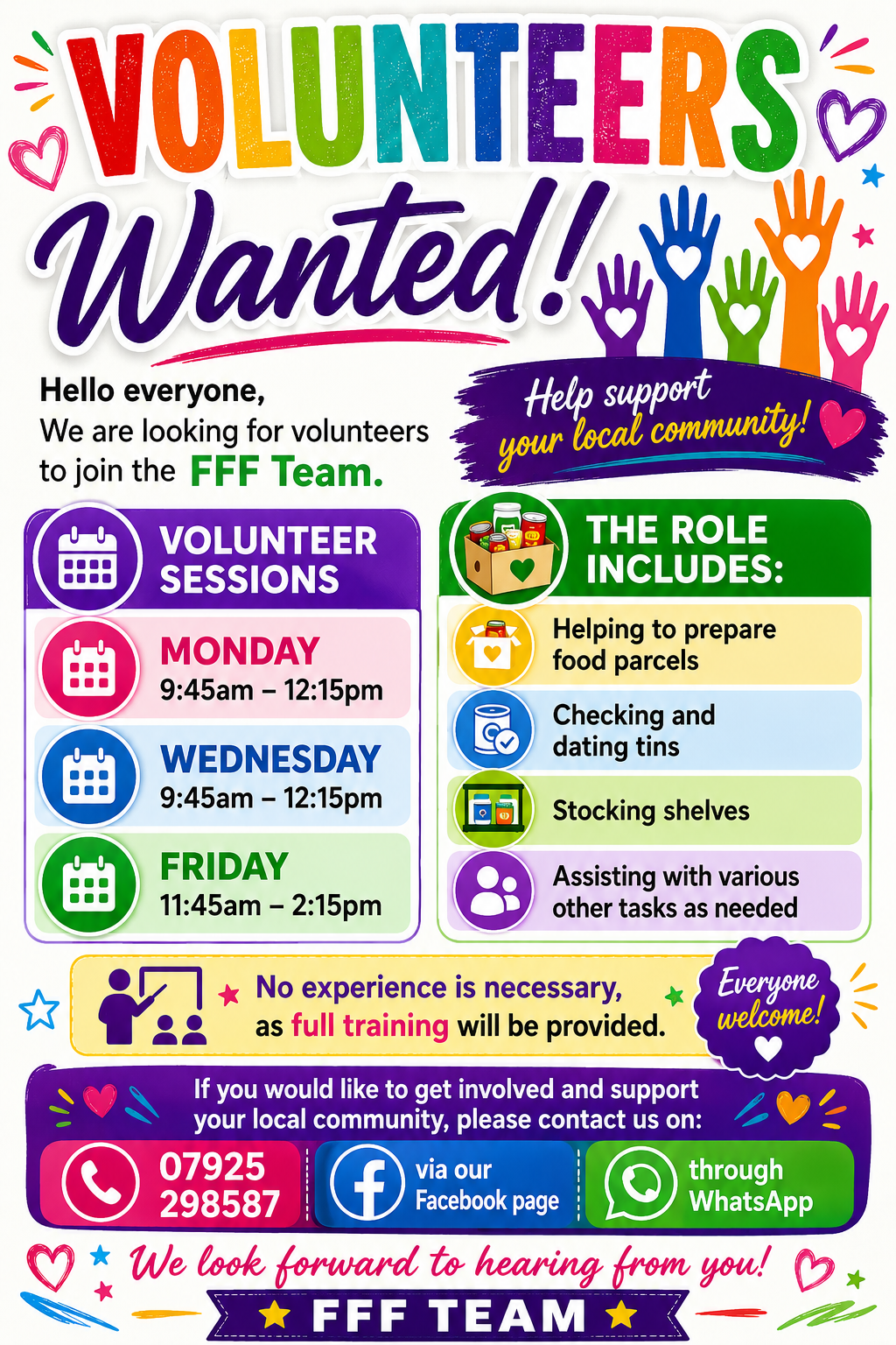 Volunteer Wanted 