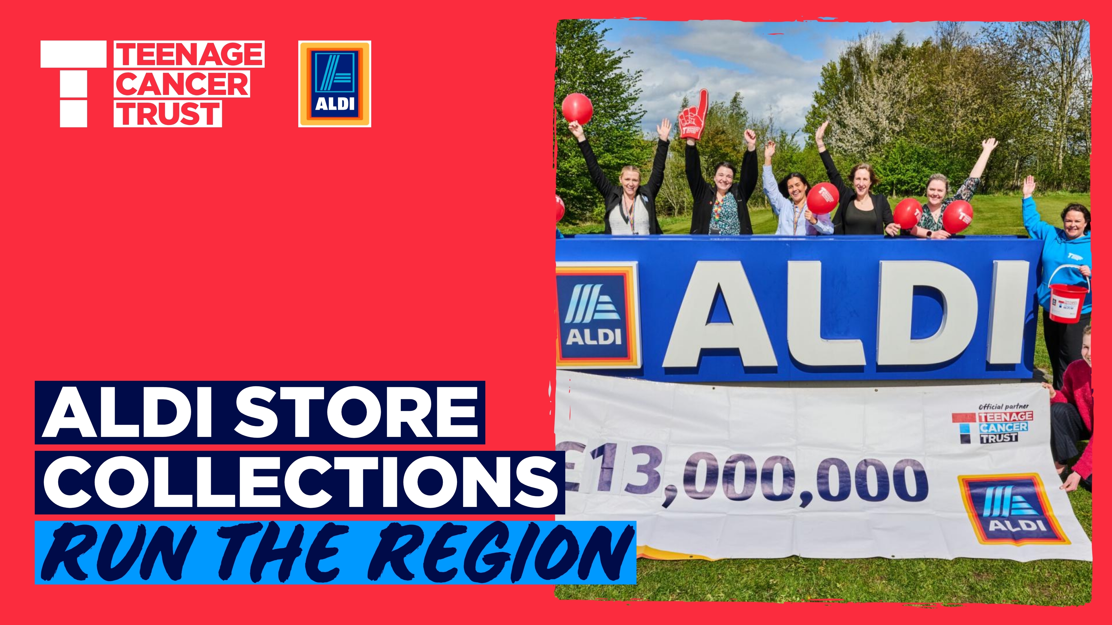 ALDI Store collections for run the region challenge