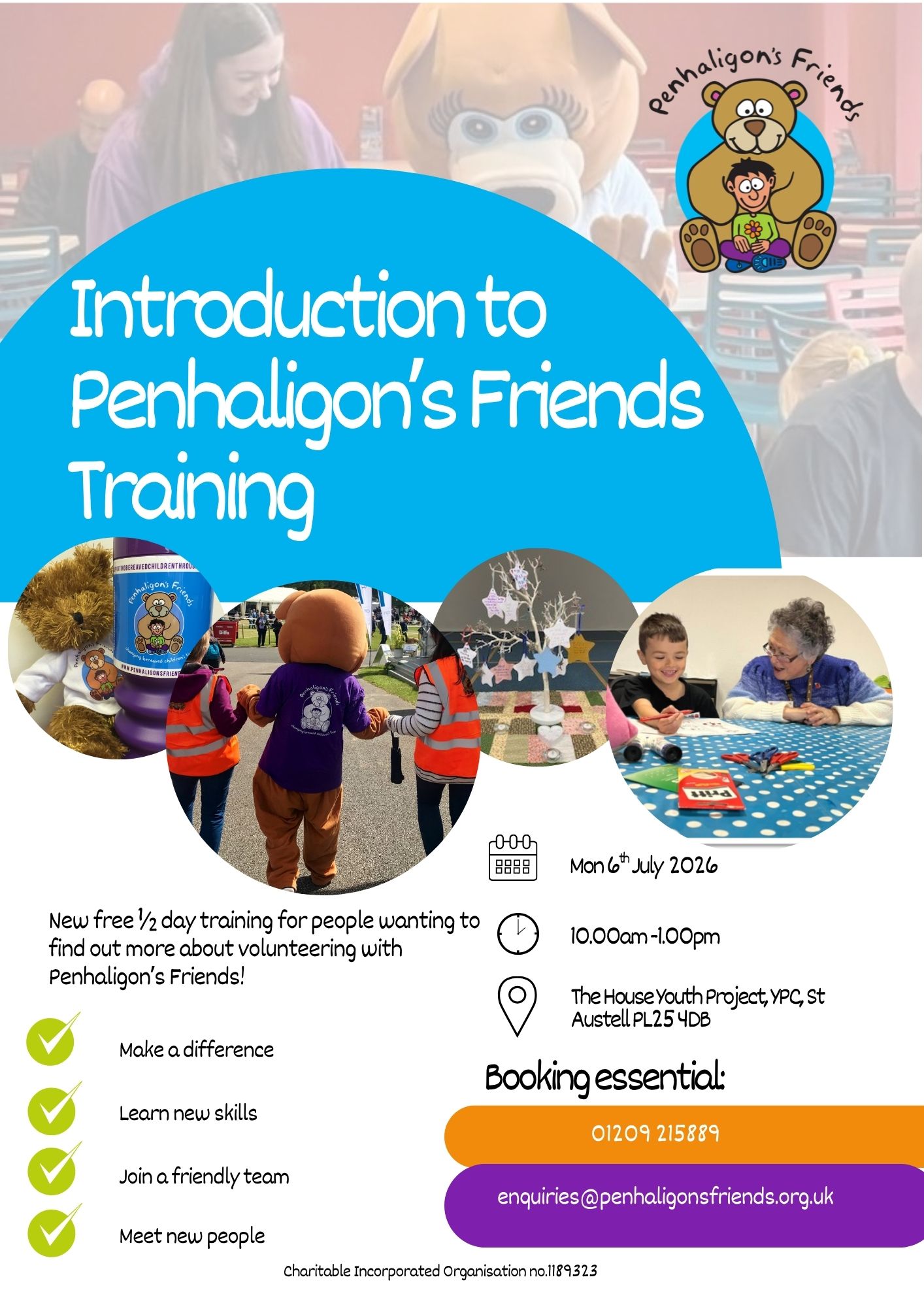Introduction to Penhaligon's Friends training flyer