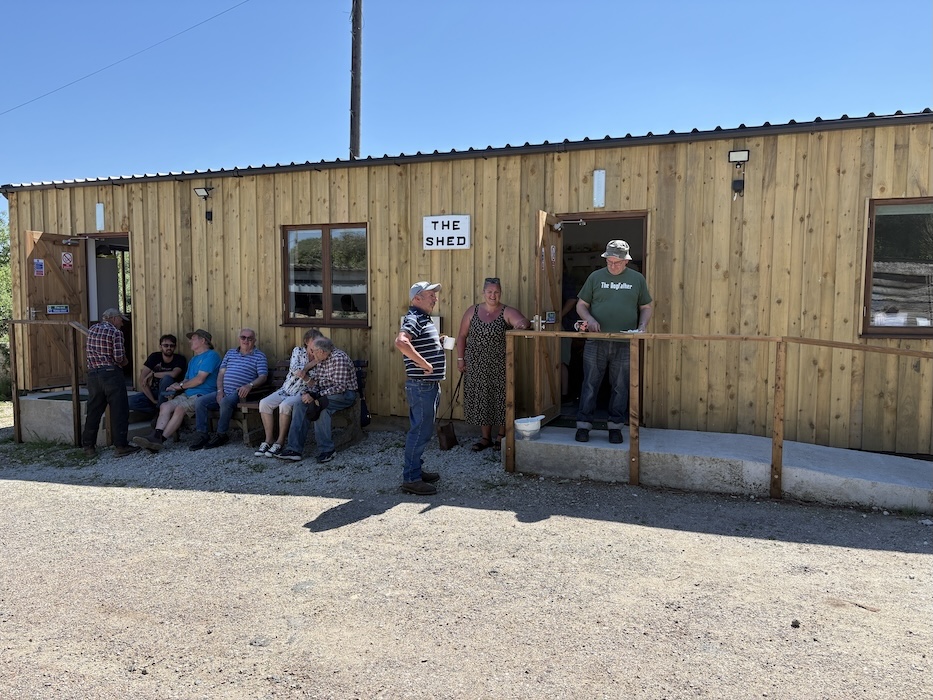 Local Community enjoying the new meeting room