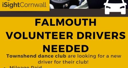 poster: expressing need for volunteers in Falmouth 