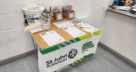 picture of a stand with lots of leaflets on