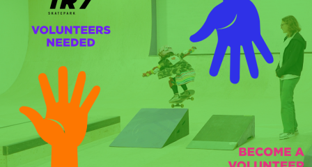 VOLUNTEER FOR TR7 INDOOR SKATEPARK CIC