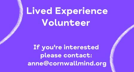 Cornwall Mind Lived Experience