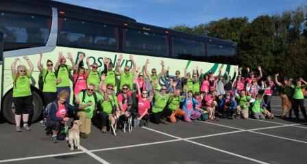 Image of 2024 Saints Way Trekkers at the start line