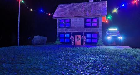 1/16 RC, adjacent to cottage at Christmas 