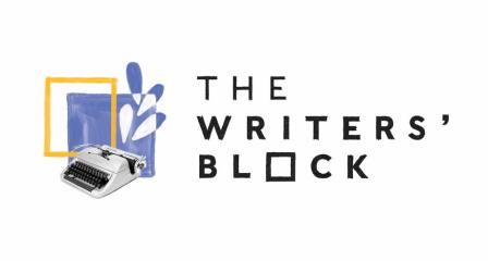 The Writers' Block logo - a typewriter