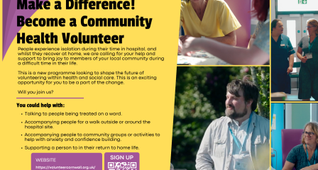 Volunteering for Health Poster