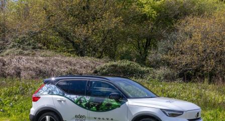 One the Eden Project's cars used to transport visitors
