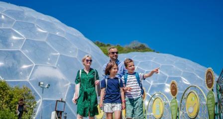 A family enjoying Eden