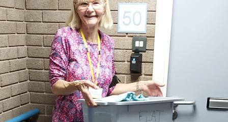 Laundry Volunteer Trudy