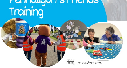 Image with details of Introduction to Penhaligon's Friends training on Thursday 26th Feb