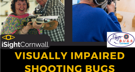 Poster advertising the volunteer role including photographs of shooting