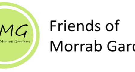 A banner logo showing, to the left, a green circle containg the initials "FoMG" followed on the right by the words "Friends of Morrab Gardens"